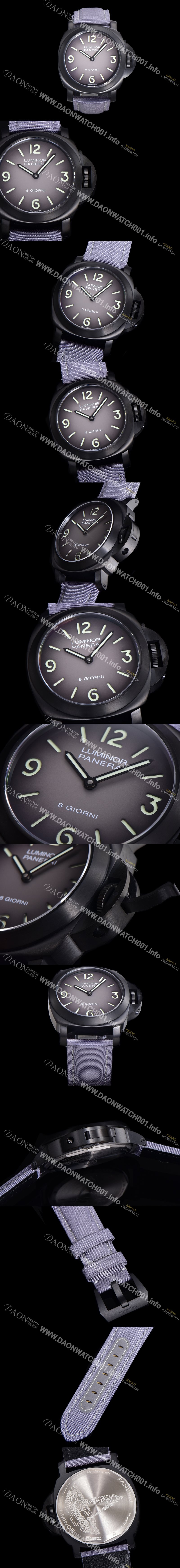 홍콩명품 [파네라이] 남성용 루미노르 PAM02121 그레이 다이얼 44mm 오토매틱 수동형 무브먼트 PAN4828