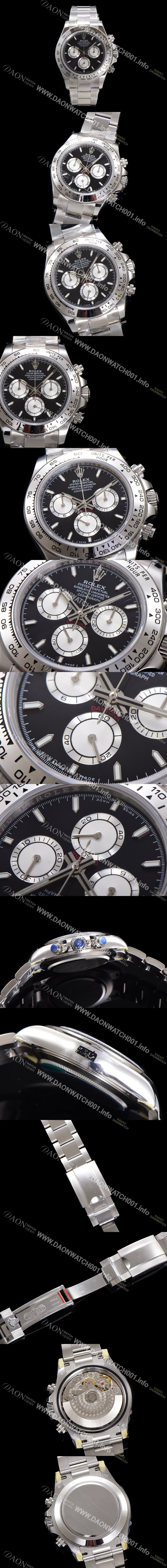 홍콩명품 [로렉스] 남성용 코스모그래프 데이토나 m126509-0001 40mm 크로노그래프 7750 오토매틱 무브먼트 블랙 다이얼 rol5342
