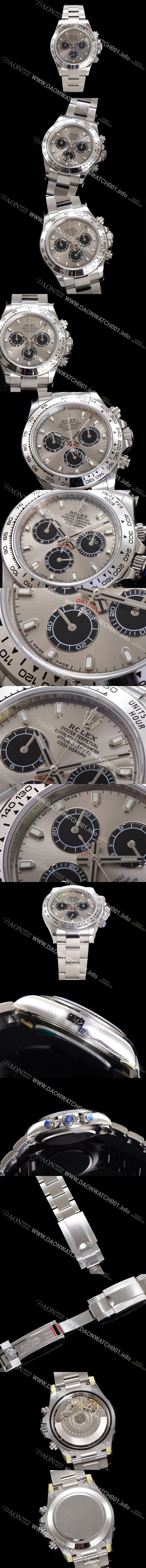 홍콩명품 [로렉스] 남성용 코스모그래프 데이토나 m116509-0072 40mm 크로노그래프 7750 오토매틱 무브먼트 그레이 다이얼 rol5344