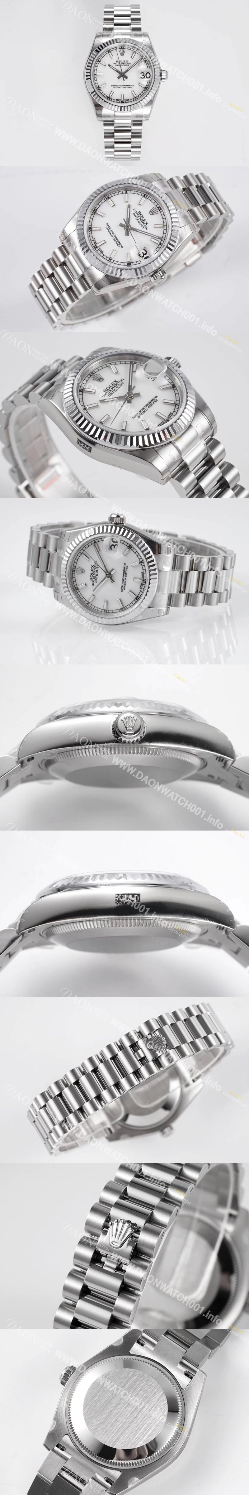 홍콩명품 [로렉스] 여성용 데이져스트 178274 플루티드 31mm 오이스터 오토매틱 2236타입 화이트 다이얼 rol5441