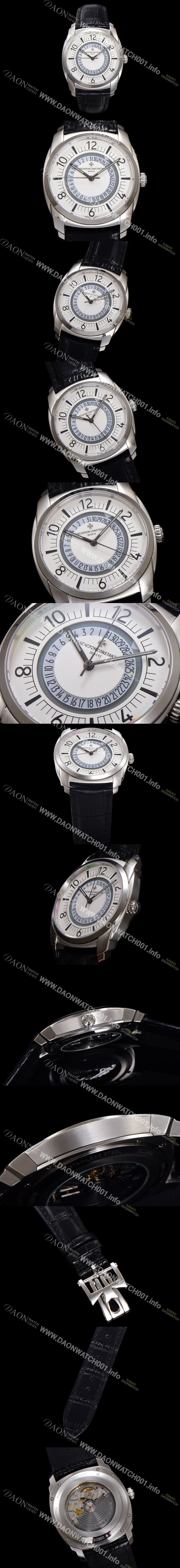 홍콩명품 [바쉐론 콘스탄틴] 남성용 케드릴셀프 와인딩 4500S/000A-B195 41mm 오토매틱 Cal. 5100/1 타입 화이트 다이얼 vac1156