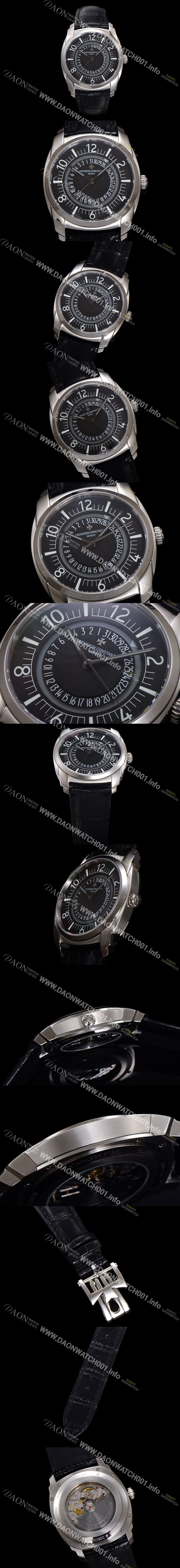 홍콩명품 [바쉐론 콘스탄틴] 남성용 케드릴셀프 와인딩 4500S000A-B196 41mm 오토매틱 Cal. 5100/1 타입 블랙 다이얼 vac1158