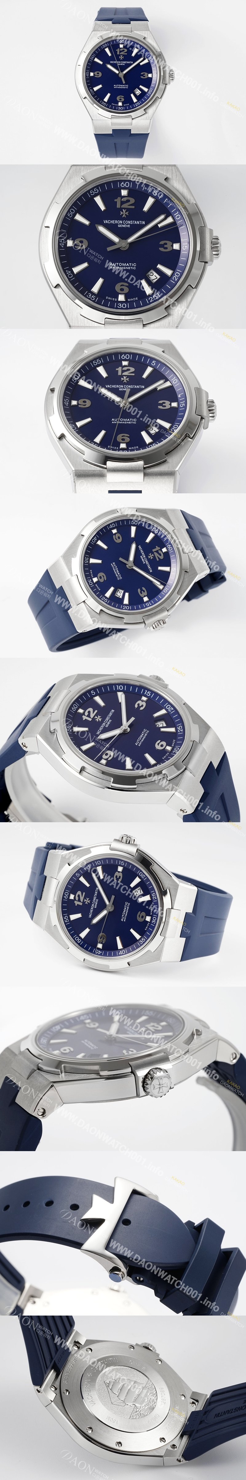 홍콩명품 [바쉐런 콘스탄틴] 남성용 오버시즈 P47040/000A-9008 오토매틱 Cal.1226 SC 타입 42mm 블루 다이얼 vac1165